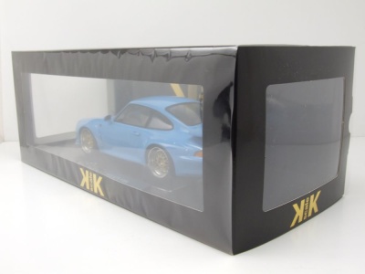 Porsche 911 (993) GT2 BBS Felgen 1996 hellblau Modellauto 1:18 KK Scale