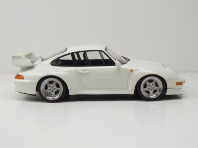 Porsche 911 (993) GT2 Speedline Felgen 1996 weiß Modellauto 1:18 KK Scale