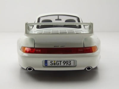 Porsche 911 (993) GT2 Speedline Felgen 1996 weiß Modellauto 1:18 KK Scale