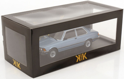 BMW 323i E21 1978 hellblau metallic Modellauto 1:18 KK Scale
