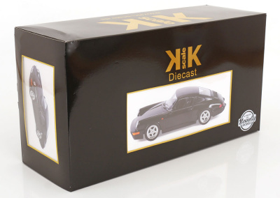 Porsche 911 (964) RS Speedline Felgen 1992 schwarz Modellauto 1:12 KK Scale