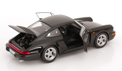 Porsche 911 (964) RS Speedline Felgen 1992 schwarz Modellauto 1:12 KK Scale