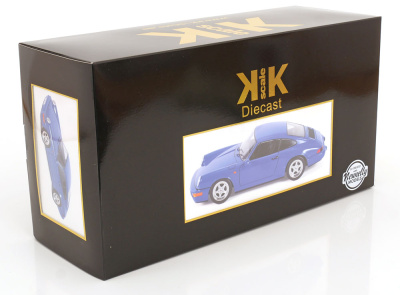 Porsche 911 (964) RS Speedline Felgen 1992 blau Modellauto 1:12 KK Scale