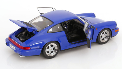 Porsche 911 (964) RS Speedline Felgen 1992 blau Modellauto 1:12 KK Scale