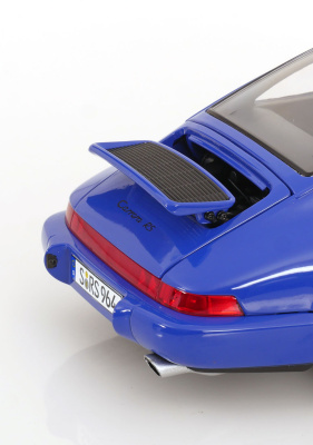 Porsche 911 (964) RS Speedline Felgen 1992 blau Modellauto 1:12 KK Scale