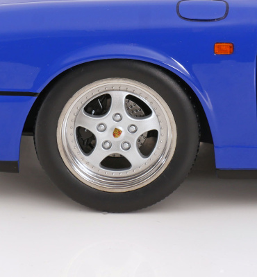 Porsche 911 (964) RS Speedline Felgen 1992 blau Modellauto 1:12 KK Scale