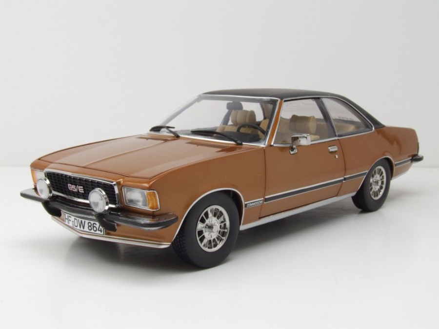 Opel Commodore B GS/E Coupe 1975 braun metallic Modellauto 1:18 Touring Modelcars