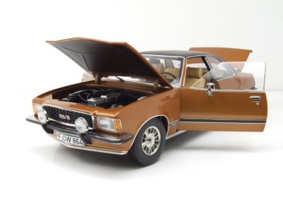 Opel Commodore B GS/E Coupe 1975 braun metallic Modellauto 1:18 Touring Modelcars