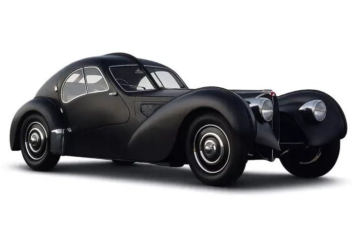 Bugatti Type 57 SC Atlantic 1937 schwarz Modellauto 1:12 Norev
