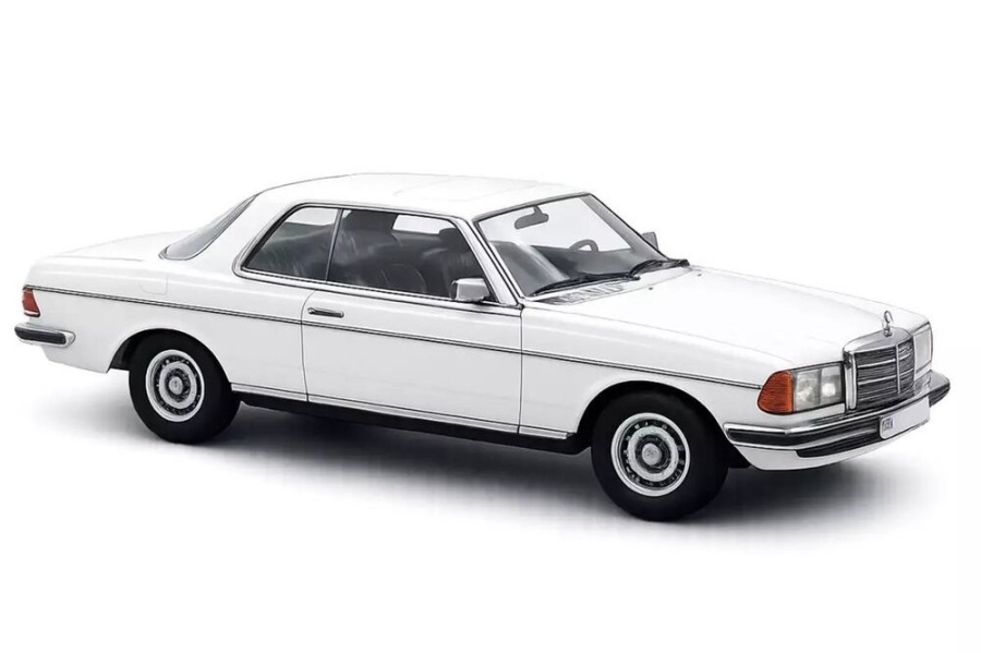 Mercedes 280 CE W123 Coupe 1980 weiß Modellauto 1:18 Norev