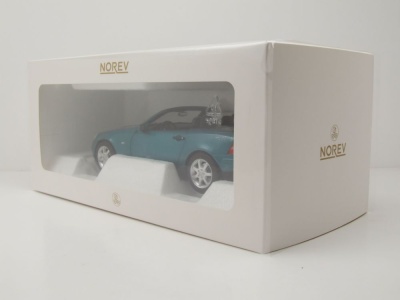 Mercedes SLK 1996 grün metallic Modellauto 1:18 Norev