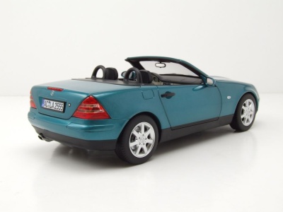 Mercedes SLK 1996 grün metallic Modellauto 1:18 Norev