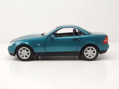 Mercedes SLK 1996 grün metallic Modellauto 1:18 Norev