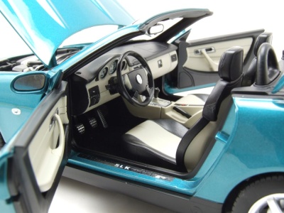 Mercedes SLK 1996 grün metallic Modellauto 1:18 Norev