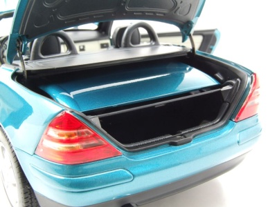 Mercedes SLK 1996 grün metallic Modellauto 1:18 Norev