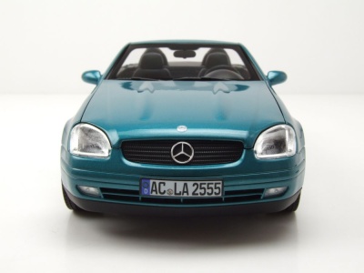 Mercedes SLK 1996 grün metallic Modellauto 1:18 Norev