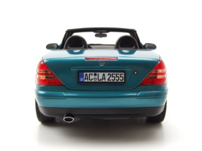 Mercedes SLK 1996 grün metallic Modellauto 1:18 Norev