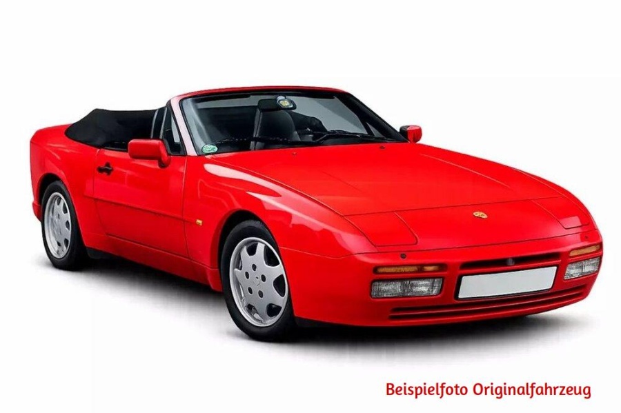 Porsche 944 S2 Cabrio 1989 rot Modellauto 1:18 Norev