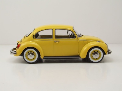 VW 1303 Käfer 1973 pastel gelb Modellauto 1:18 Norev