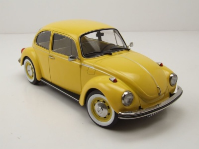 VW 1303 Käfer 1973 pastel gelb Modellauto 1:18 Norev