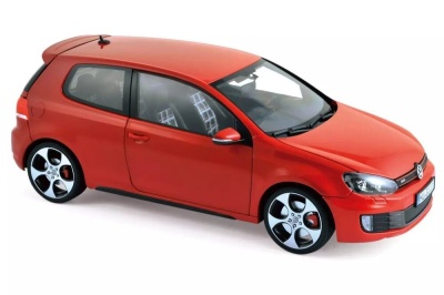 VW Golf 6 GTI 2009 rot Modellauto 1:18 Norev