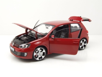 VW Golf 6 GTI 2009 rot Modellauto 1:18 Norev