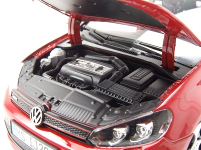 VW Golf 6 GTI 2009 rot Modellauto 1:18 Norev
