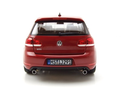 VW Golf 6 GTI 2009 rot Modellauto 1:18 Norev