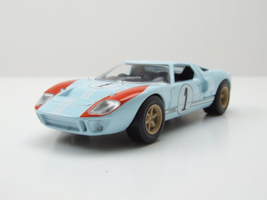 Ford GT40 #1 1966 hellblau Modellauto 1:43 Norev