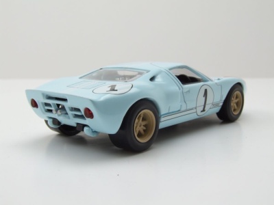 Ford GT40 #1 1966 hellblau Modellauto 1:43 Norev