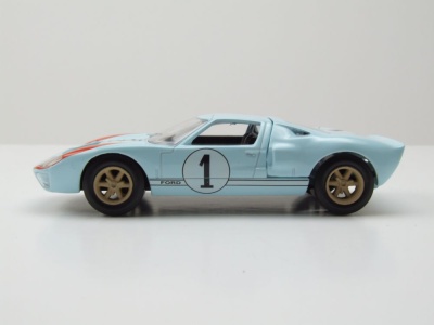 Ford GT40 #1 1966 hellblau Modellauto 1:43 Norev