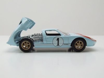 Ford GT40 #1 1966 hellblau Modellauto 1:43 Norev