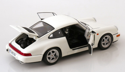 Porsche 911 (964) RS Speedline Felgen 1992 weiß Modellauto 1:12 KK Scale