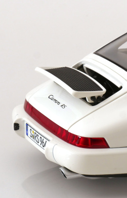 Porsche 911 (964) RS Speedline Felgen 1992 weiß Modellauto 1:12 KK Scale