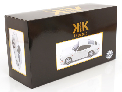 Porsche 911 (964) RS Cup Felgen 1992 weiß Modellauto 1:12 KK Scale