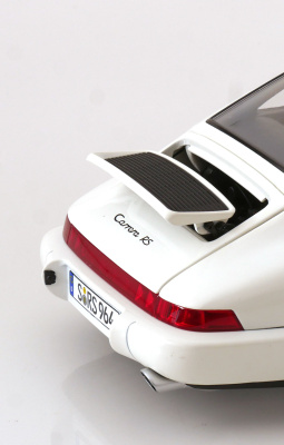 Porsche 911 (964) RS Cup Felgen 1992 weiß Modellauto 1:12 KK Scale