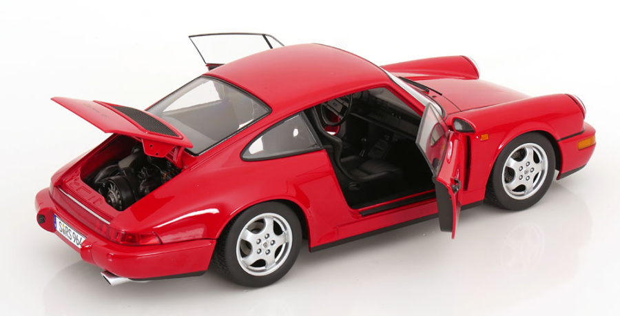 Modellauto Porsche 911 (964) RS Cup Felgen 1992 rot 1:12 KK Scale