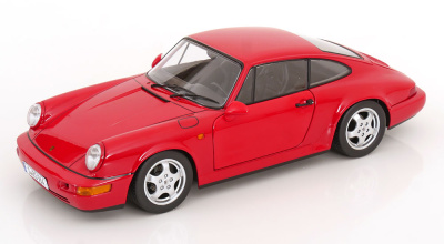 Porsche 911 (964) RS Cup Felgen 1992 rot Modellauto 1:12...