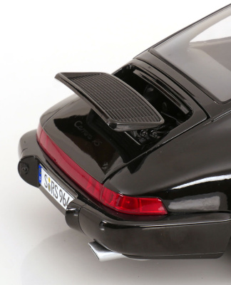 Porsche 911 (964) RS Cup Felgen 1992 schwarz Modellauto 1:12 KK Scale