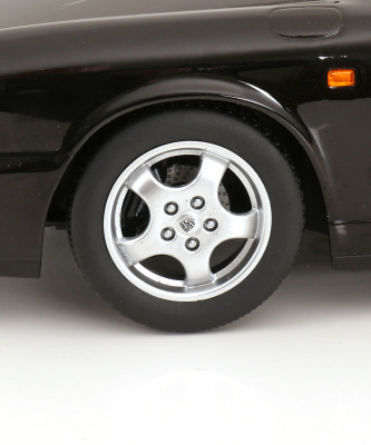 Porsche 911 (964) RS Cup Felgen 1992 schwarz Modellauto 1:12 KK Scale