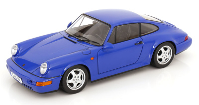 Porsche 911 (964) RS Cup Felgen 1992 blau Modellauto 1:12...