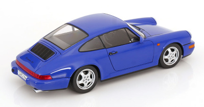 Porsche 911 (964) RS Cup Felgen 1992 blau Modellauto 1:12 KK Scale