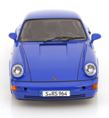 Porsche 911 (964) RS Cup Felgen 1992 blau Modellauto 1:12 KK Scale