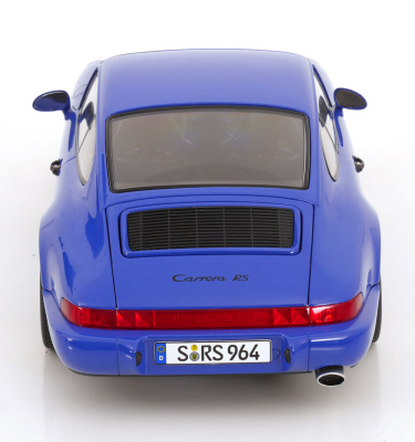 Porsche 911 (964) RS Cup Felgen 1992 blau Modellauto 1:12 KK Scale