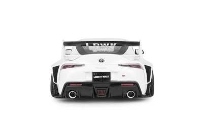 Toyota GR Supra LWB 2025 weiß pink Modellauto 1:18 Solido