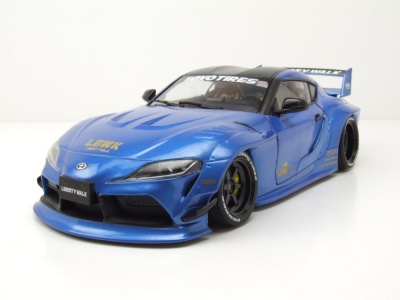 Toyota GR Supra LWB 2025 blau metallic Modellauto 1:18...