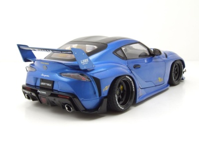 Toyota GR Supra LWB 2025 blau metallic Modellauto 1:18...