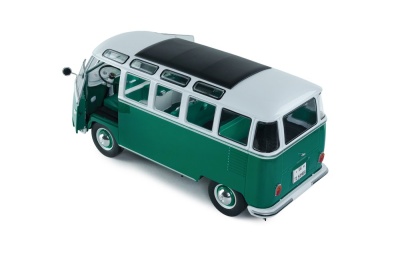 VW T1 Samba Bus 1962 grün weiß Modellauto 1:18 Solido