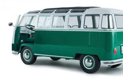 VW T1 Samba Bus 1962 grün weiß Modellauto 1:18 Solido