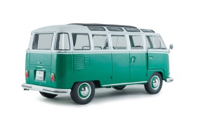 VW T1 Samba Bus 1962 grün weiß Modellauto 1:18 Solido